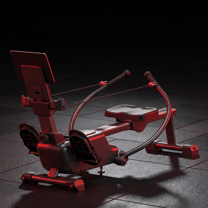 PHYSIOATHLETX Magnetic Rowing Machine - Front Hero View