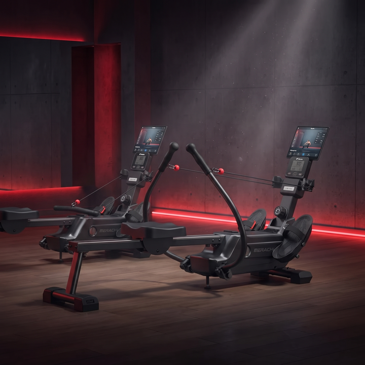 PHYSIOATHLETX Magnetic Rowing Machine - Studio Lineup