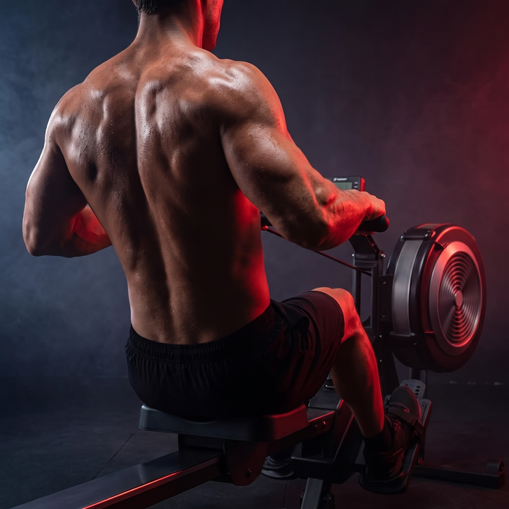 PHYSIOATHLETX Magnetic Rowing Machine - Full Body Power Hero Shot