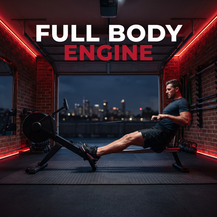 Adjustable Magnetic Rowing Machine - Full Body Engine Workout