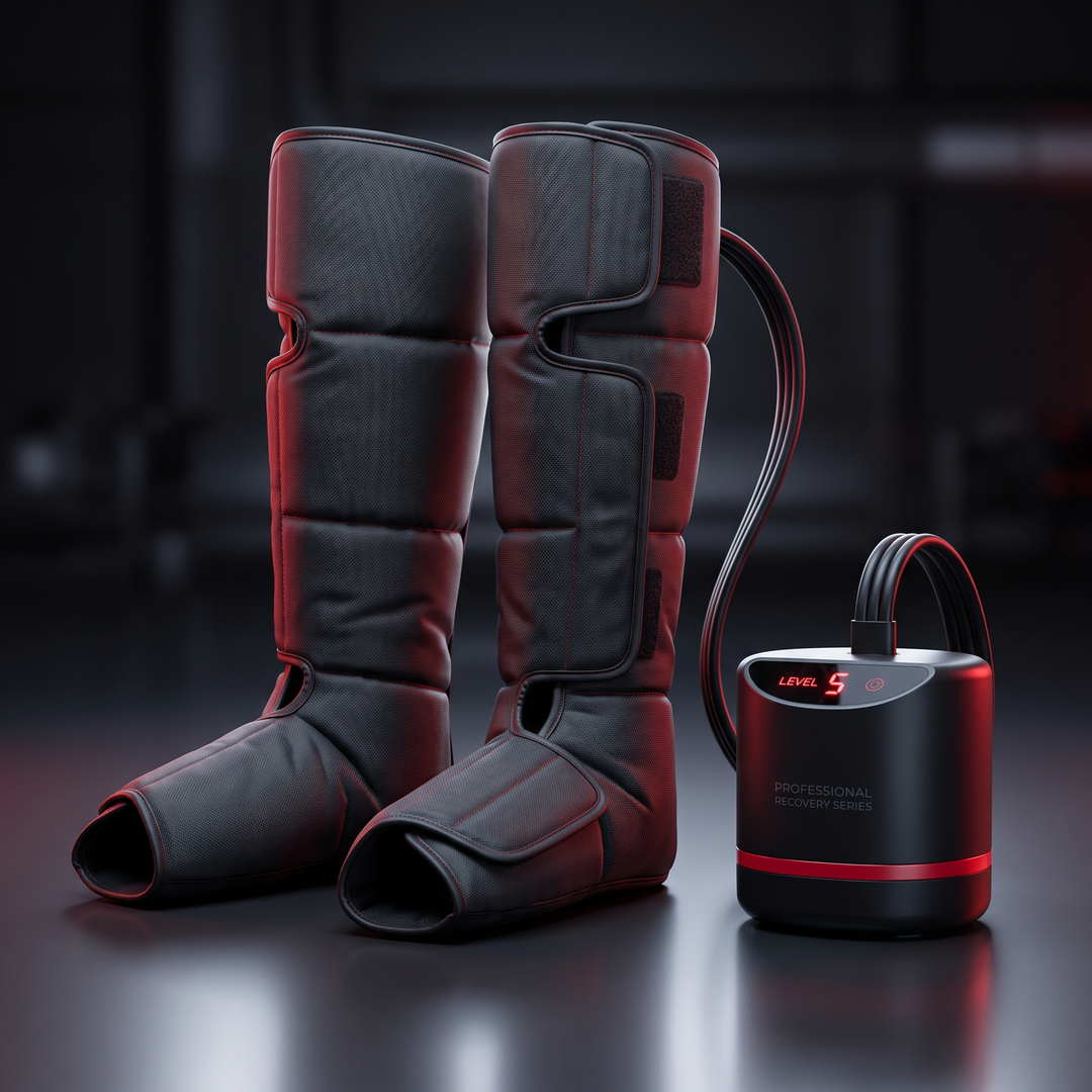 Professional Air Compression Leg Massager Full Body Pressure Massage Device - Large size studio shot