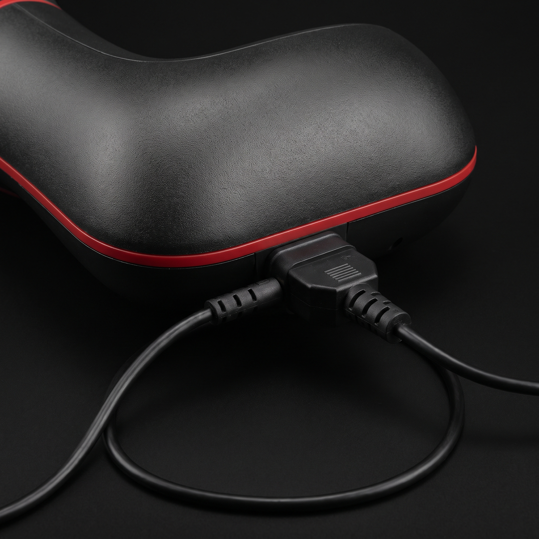 PHYSIOATHLETX Electric Leg Massager - UK plug adapter detail