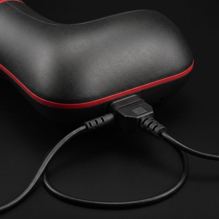 PHYSIOATHLETX Electric Leg Massager - UK plug adapter detail