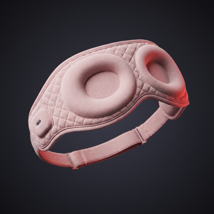 Bluetooth Sleep Mask with Built-In HD Speakers - Pink hero shot