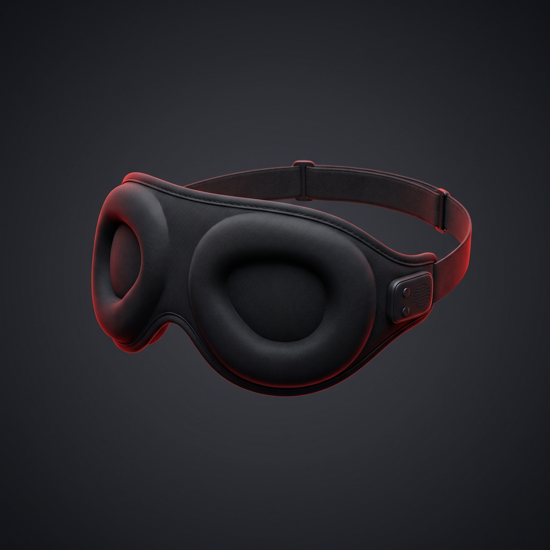 Bluetooth Sleep Mask with Built-In HD Speakers - Black hero shot