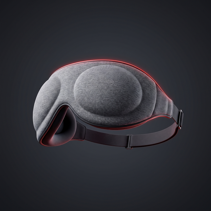 Bluetooth Sleep Mask with Built-In HD Speakers - Gray hero shot