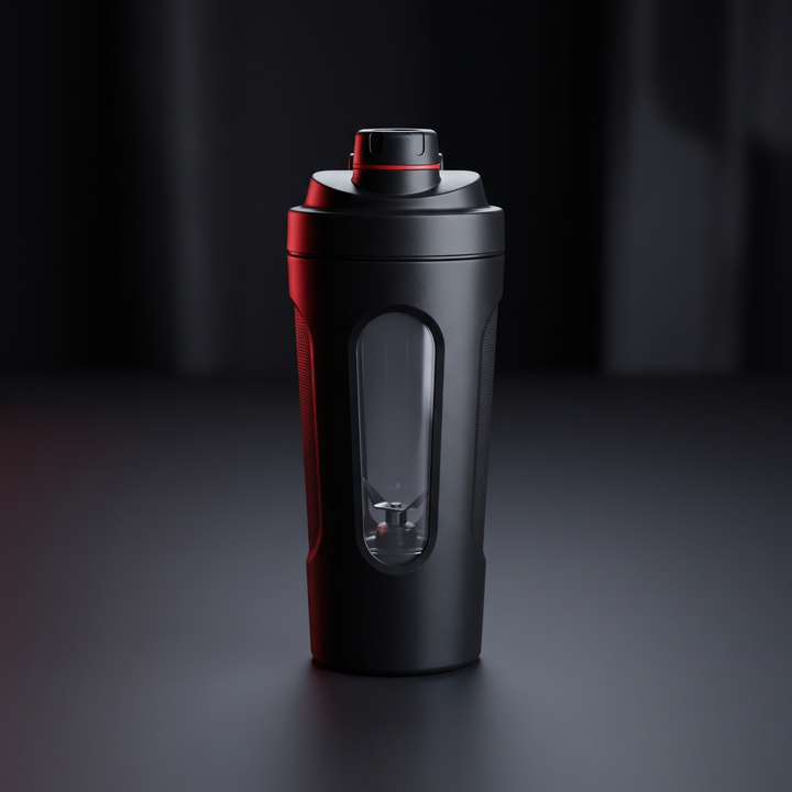 PHYSIOATHLETX Portable Electric Protein Shaker Blender - Black hero shot