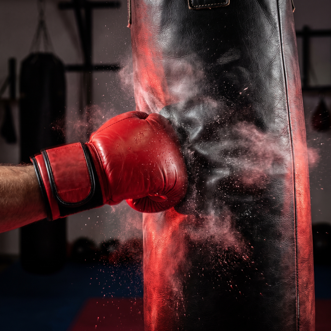Professional Boxing Gloves Muay Thai Training Gloves MMA Sparring Gloves - Red heavy bag impact lifestyle