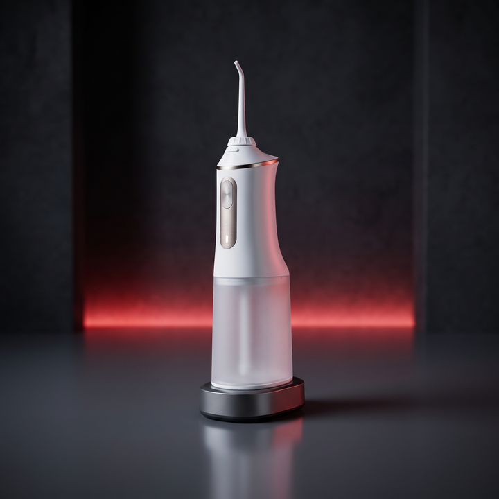 Cordless Water Flosser Oral Irrigator - White - Charging Dock