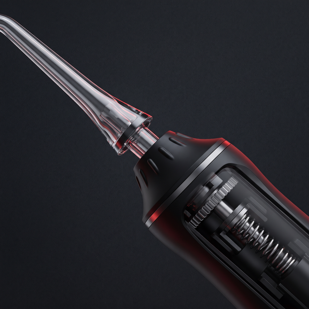 Cordless Water Flosser Oral Irrigator - Nozzle Attachment Detail