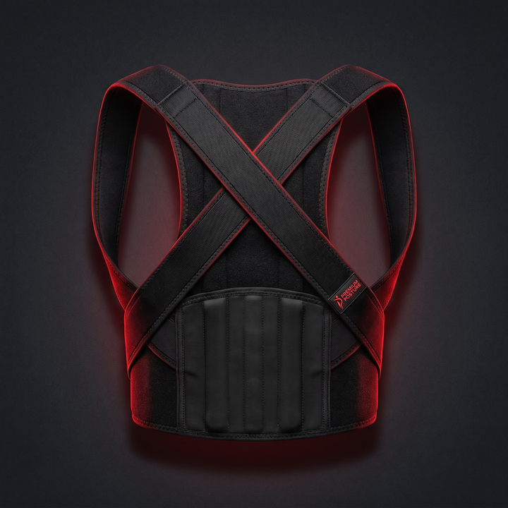 Adjustable Posture Corrector Back Brace Posture Support Belt Spine Alignment Corrector Shoulder Lumbar Support for Men Women Home Office Daily Use