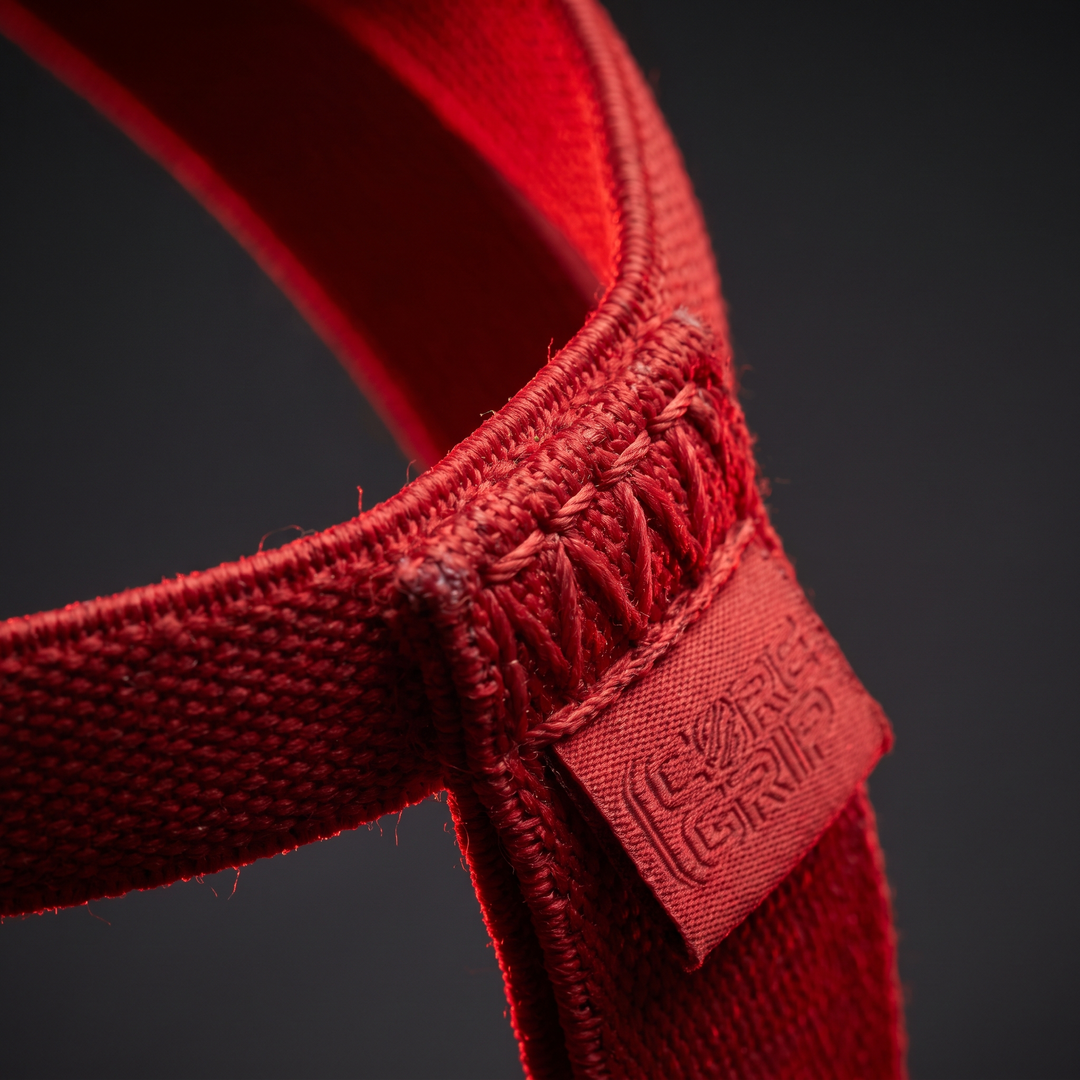 Professional Resistance Band Set Yoga Stretching Belt Pilates Fitness Elastic Tension Band Dance Flexibility Training Loop for Home Gym Strength Mobility - Red