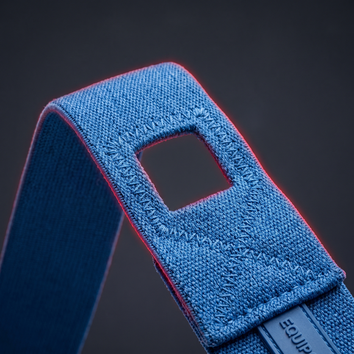 Professional Resistance Band Set Yoga Stretching Belt Pilates Fitness Elastic Tension Band Dance Flexibility Training Loop for Home Gym Strength Mobility - Blue