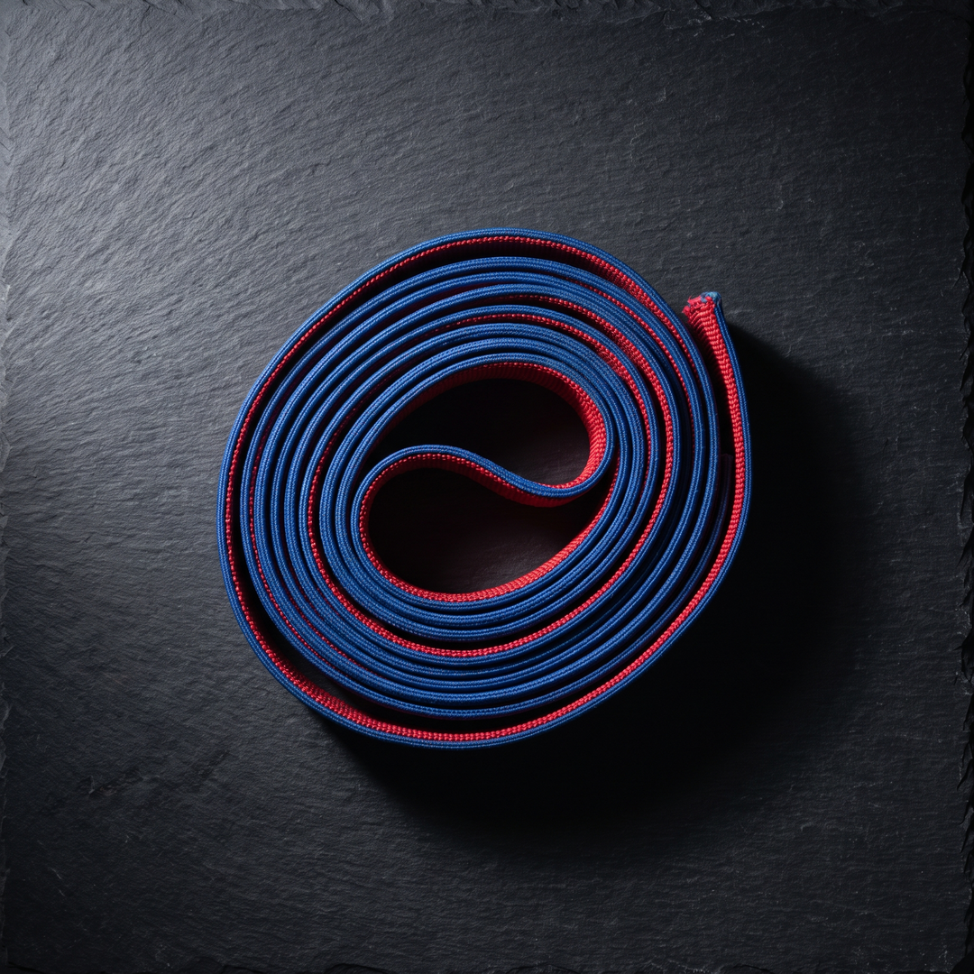 Professional Resistance Band Set Yoga Stretching Belt Pilates Fitness Elastic Tension Band Dance Flexibility Training Loop for Home Gym Strength Mobility - Blue