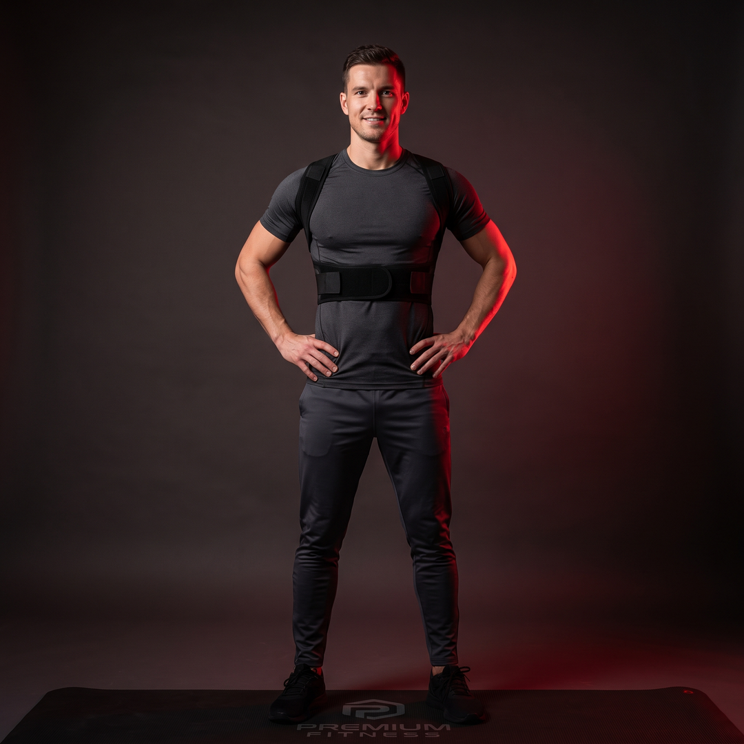Adjustable Posture Corrector Back Brace Posture Support Belt Spine Alignment Corrector Shoulder Lumbar Support for Men Women Home Office Daily Use