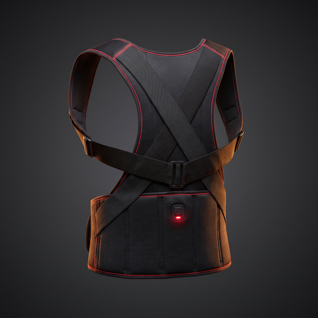 Adjustable Electric Posture Corrector Back Brace USB Rechargeable Lumbar Support Belt Spine Alignment Vest for Office Sitting Home Use