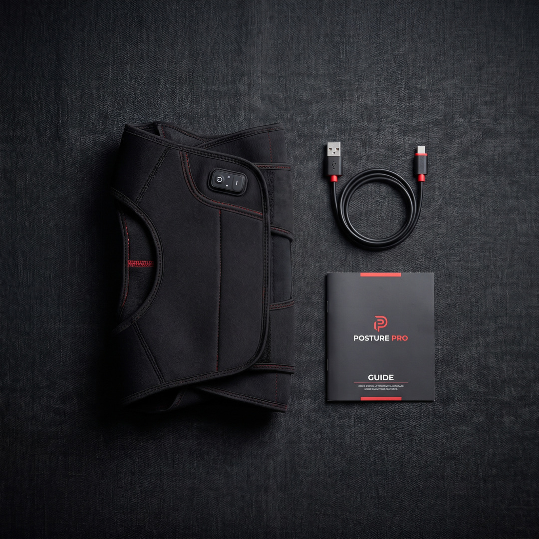 Adjustable Electric Posture Corrector Back Brace USB Rechargeable Lumbar Support Belt Spine Alignment Vest for Office Sitting Home Use