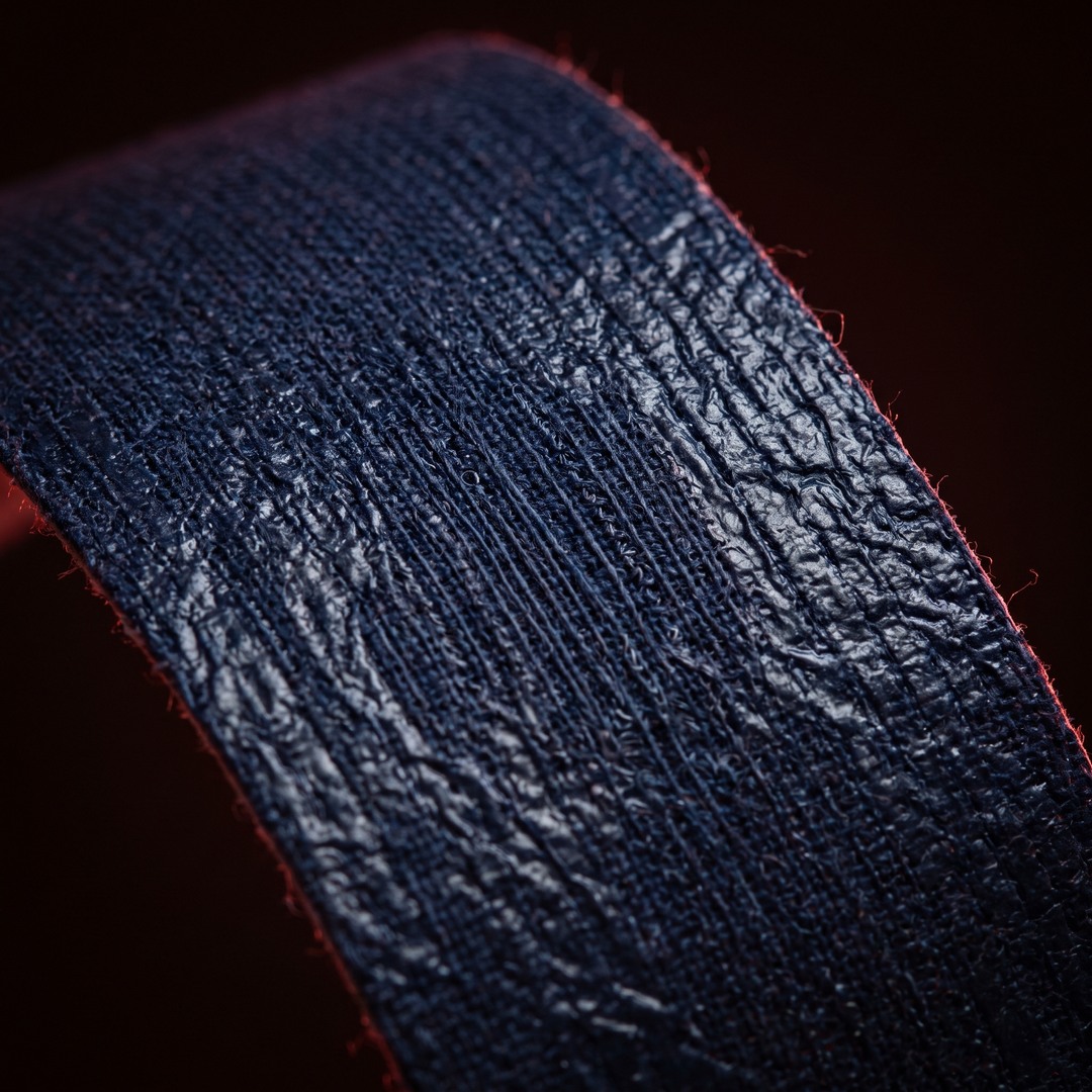 Athletic Tape Adhesive Texture Close-Up - Blue