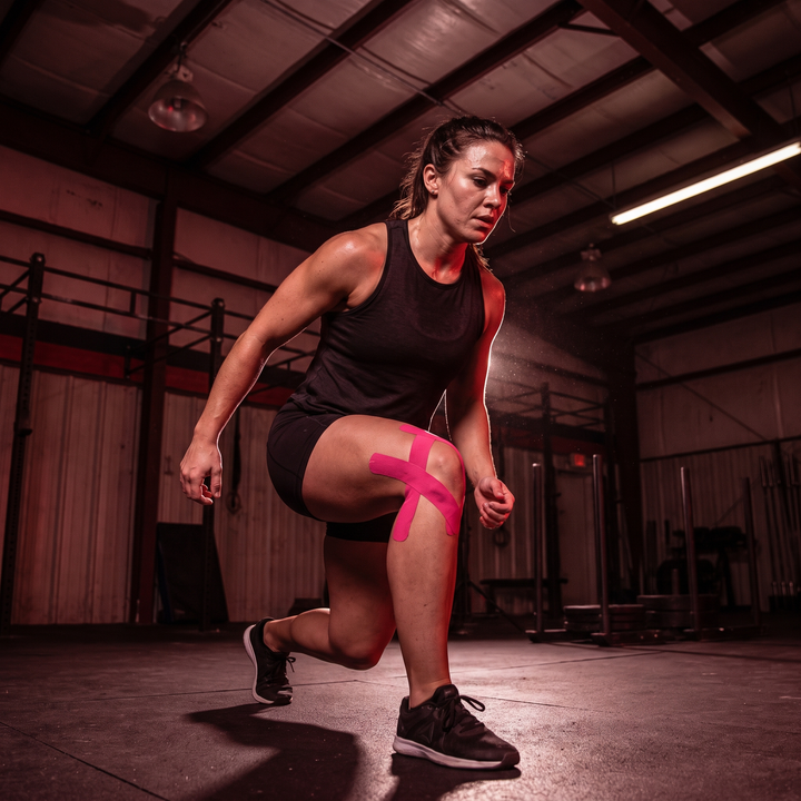 Kinesiology Tape Support for Knee During Training - Pink