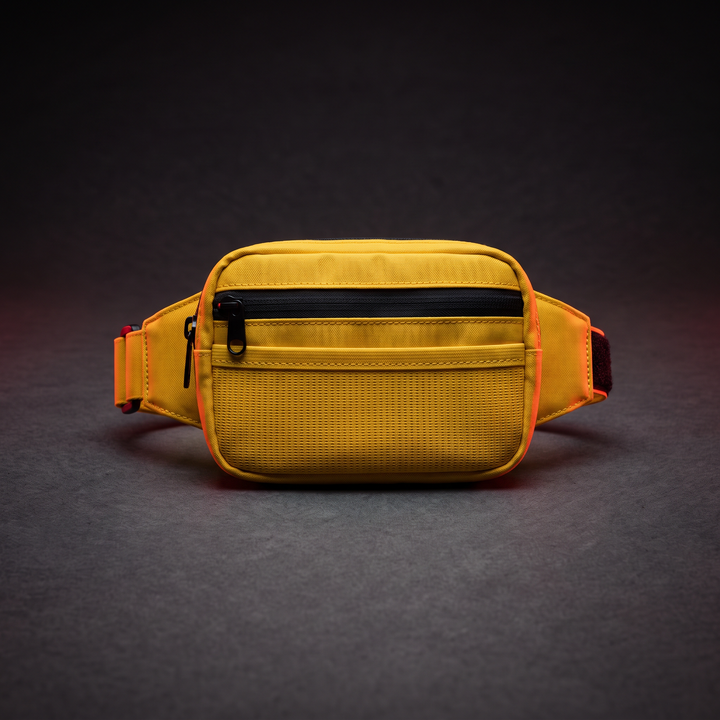 Adjustable Wrist Wallet Bag with Zipper Running Cycling Gym Travel Sports Wrist Pouch Secure Storage Lightweight Fitness Accessory - Yellow