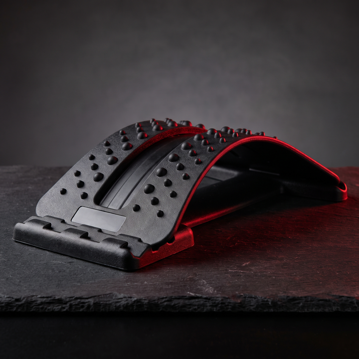 Ergonomic Back Stretcher and Lumbar Support Pad - Hero Shot