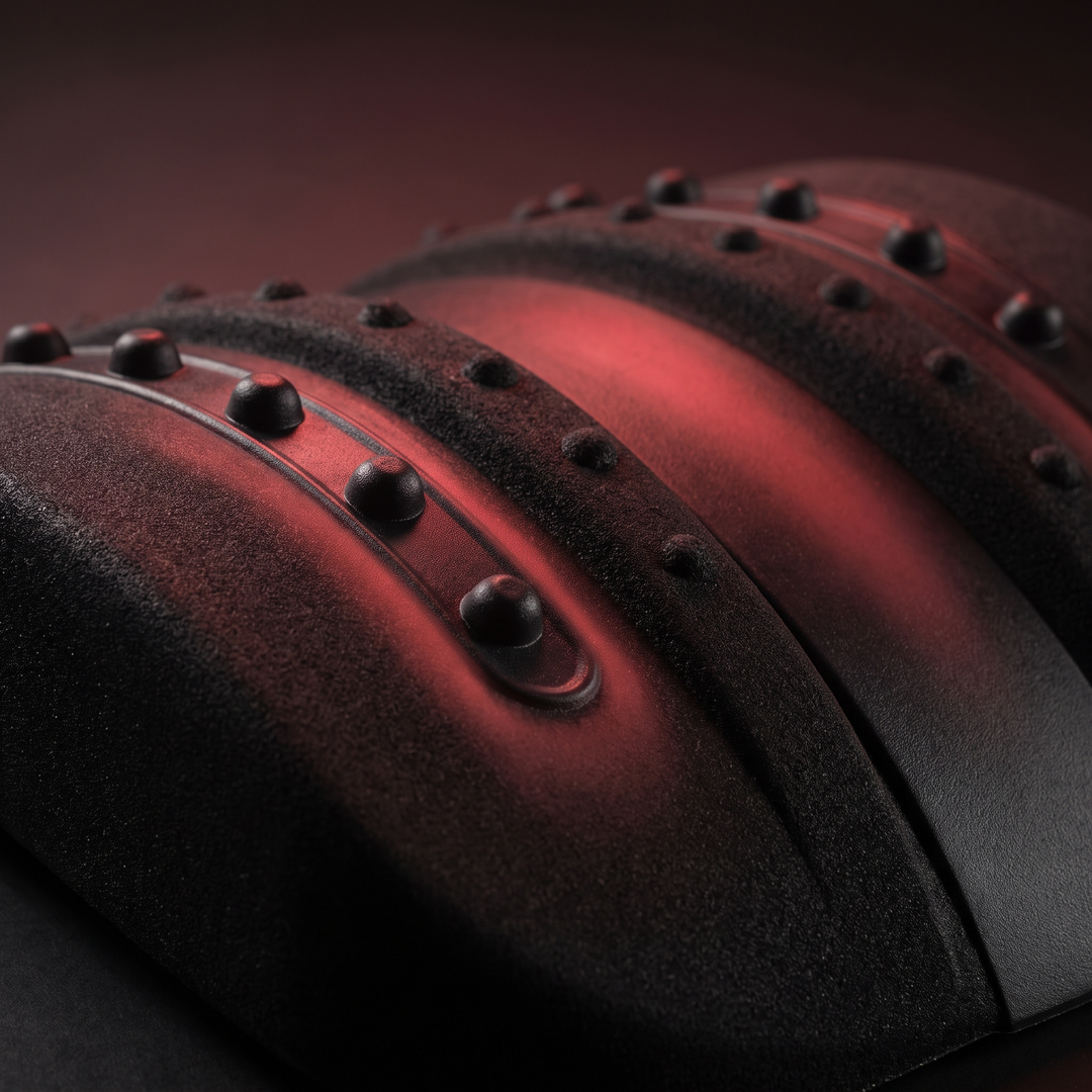 Close-Up of Ergonomic Ridges on Back Stretcher Lumbar Support Pad
