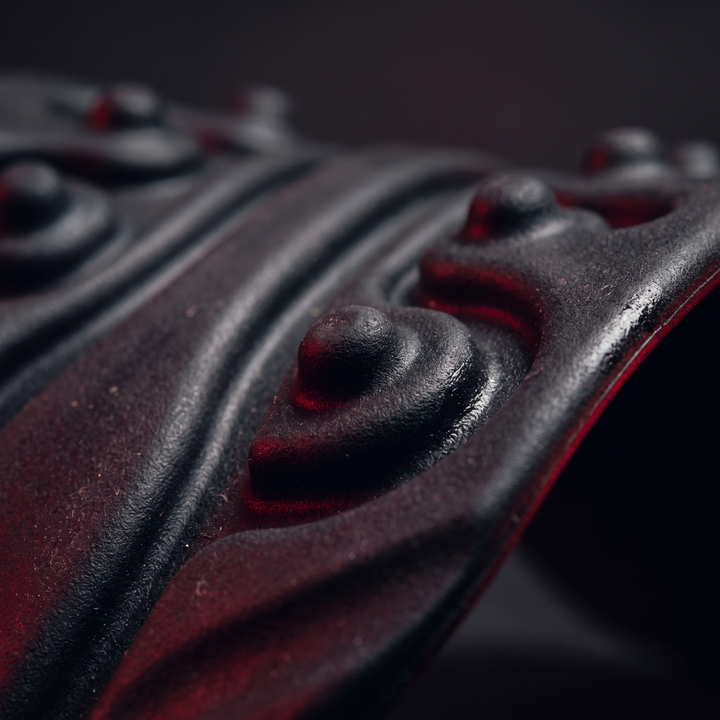 Close-Up of Ergonomic Ridges on Back Stretcher Lumbar Support Pad