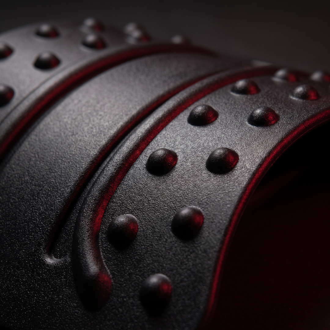 Close-Up of Ergonomic Ridges on Back Stretcher Lumbar Support Pad