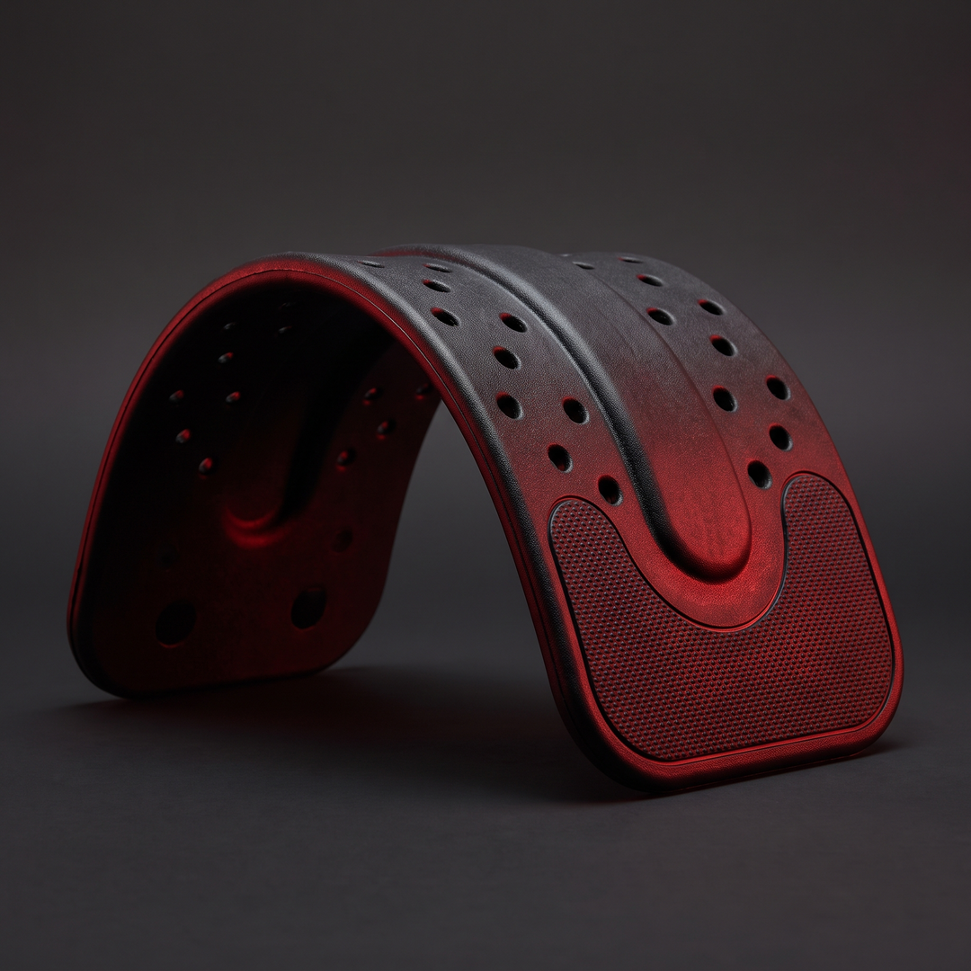 Flexible Ergonomic Back Stretcher Pad Detail View