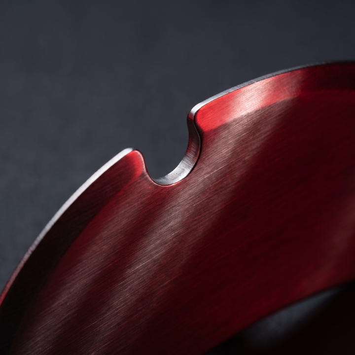 Stainless Steel Gua Sha Tool - Curved Notch Contour Detail