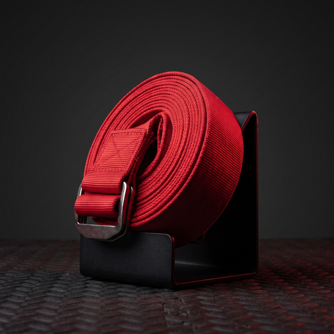 BFR Blood Flow Restriction Training Bands for Strength and Muscle Training - Leg Band Red