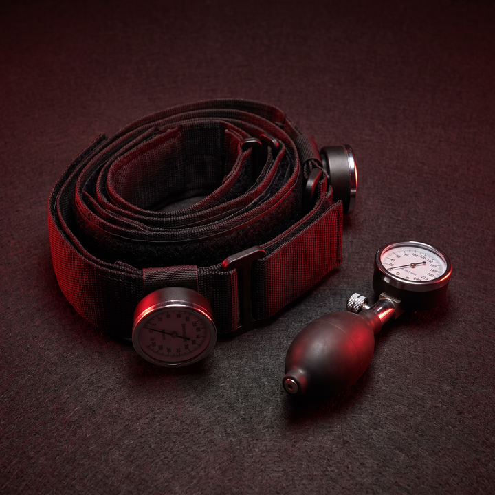 BFR Blood Flow Restriction Training Bands for Strength and Muscle Training - Arm Band Bundle with Pressure Pump Accessory