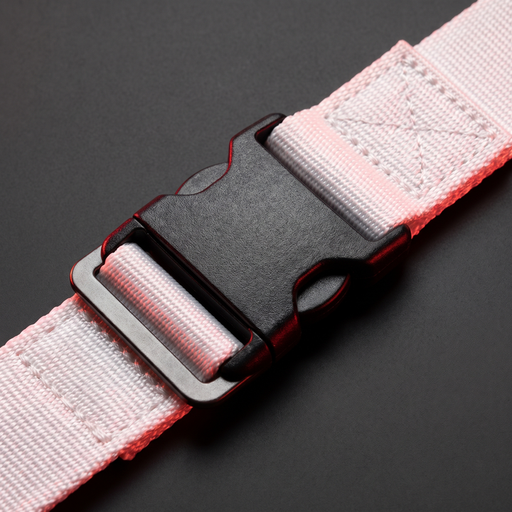 BFR Blood Flow Restriction Training Bands for Strength and Muscle Training - Adjustable Buckle Detail White