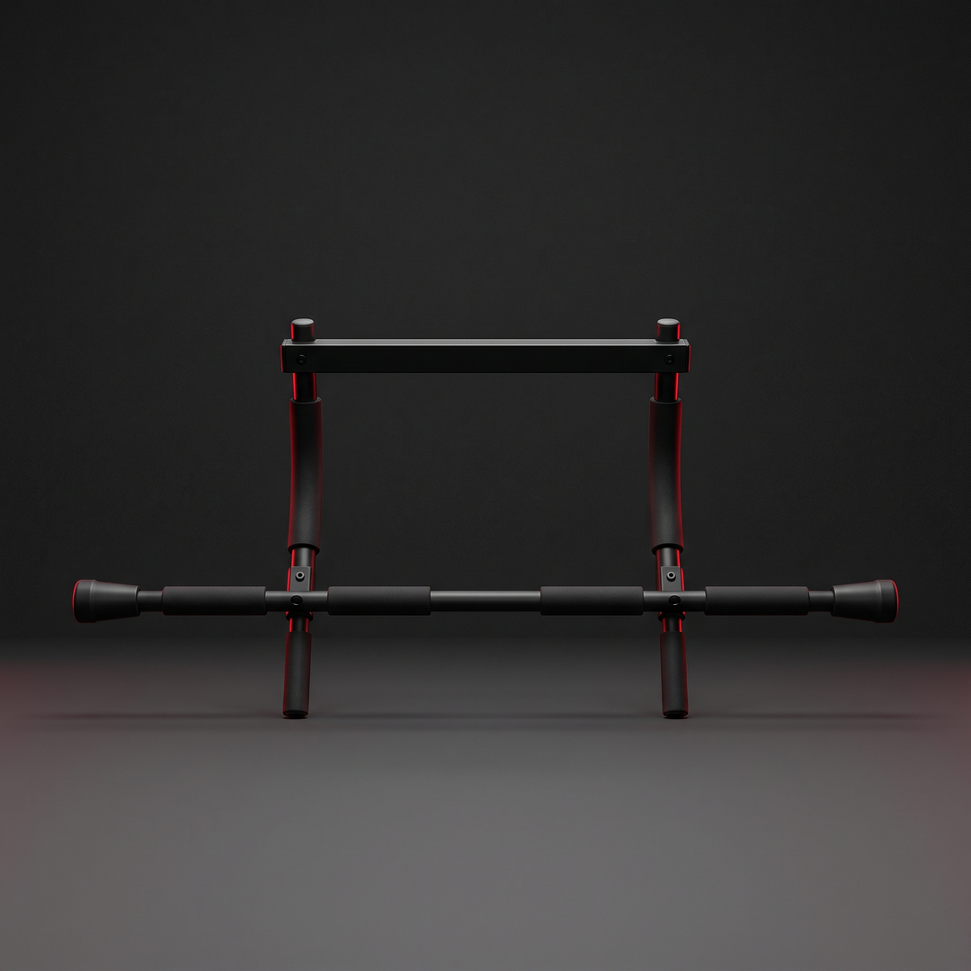 Adjustable Pull Up Bar for Doorway with Level Gauge Chin Up Bar 69-92cm Width Strength Training Home Gym Bar 200KG Capacity