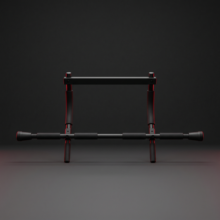 Adjustable Pull Up Bar for Doorway with Level Gauge Chin Up Bar 69-92cm Width Strength Training Home Gym Bar 200KG Capacity