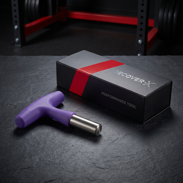 Purple Trigger Point Massage Tool with Premium Packaging