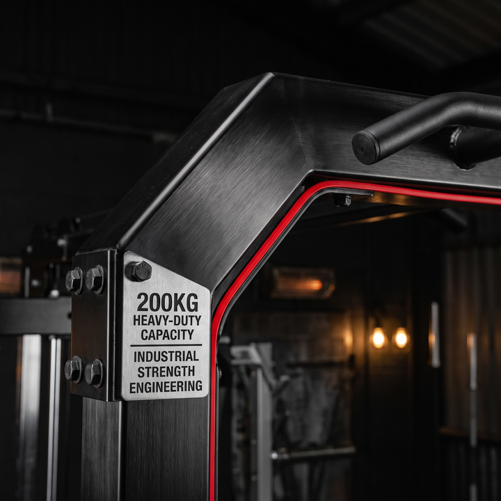 Adjustable Pull Up Bar for Doorway with Level Gauge Chin Up Bar 69-92cm Width Strength Training Home Gym Bar 200KG Capacity