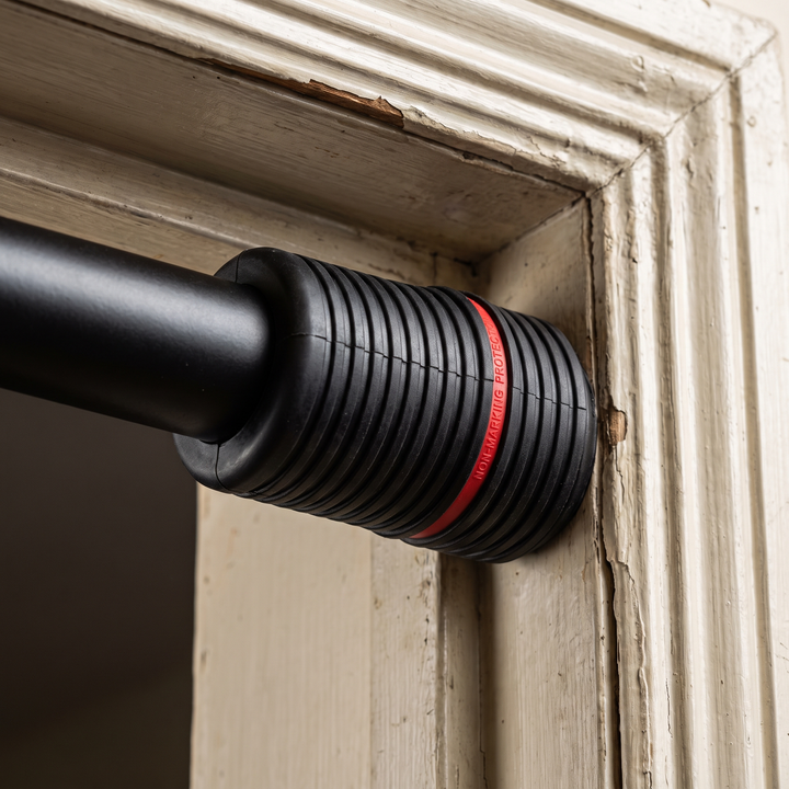 Adjustable Pull Up Bar for Doorway with Level Gauge Chin Up Bar 69-92cm Width Strength Training Home Gym Bar 200KG Capacity