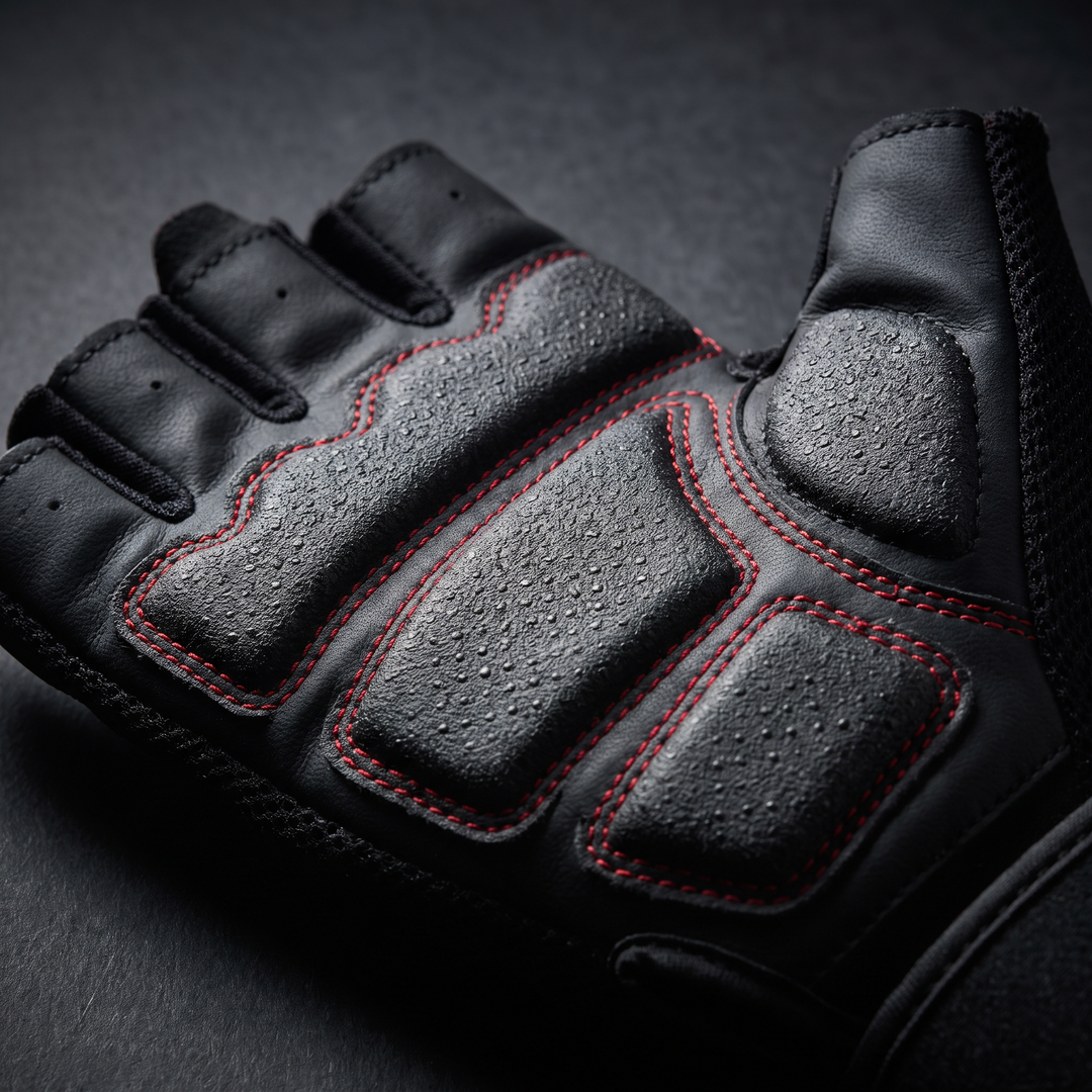 Professional Gym Training Gloves for Men Women Weightlifting Gloves Wrist Palm Hand Protector Fitness Workout Gloves for Home Gym Strength Training - Style B Black