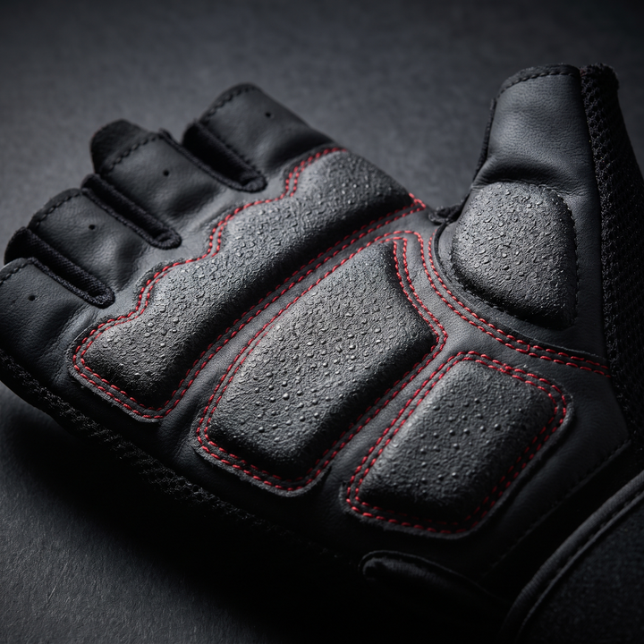 Professional Gym Training Gloves for Men Women Weightlifting Gloves Wrist Palm Hand Protector Fitness Workout Gloves for Home Gym Strength Training - Style B Black