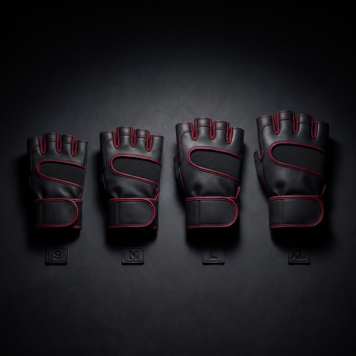Professional Gym Training Gloves for Men Women Weightlifting Gloves Wrist Palm Hand Protector Fitness Workout Gloves for Home Gym Strength Training - Style B Black