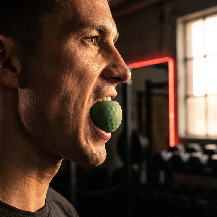Silicone Jaw Exerciser Ball Face Jawline Trainer Masseter Exercise Tool for Men and Women Chin Cheek Facial Muscle Toning Set of 2 - Green
