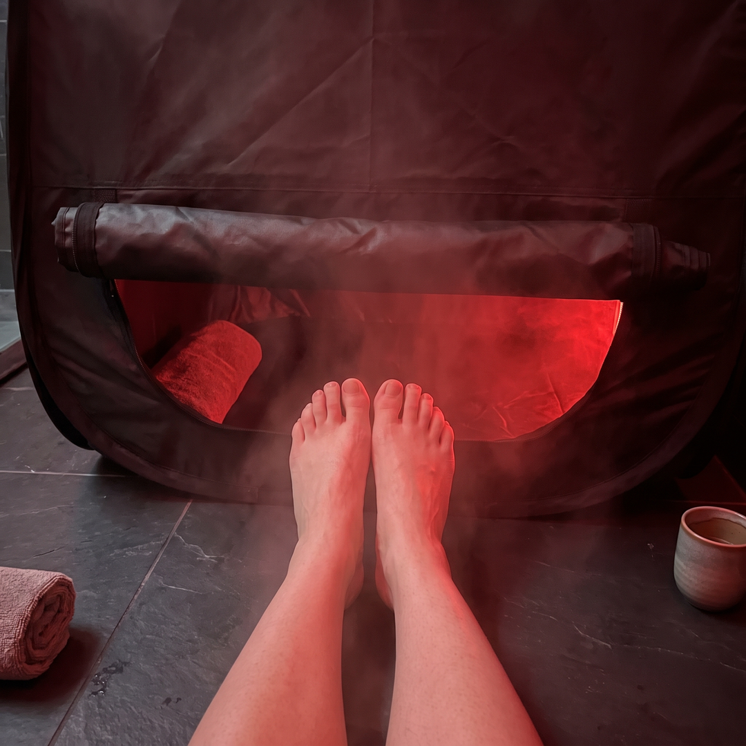 Portable Steam Sauna Tent with Red Light Panel 2 Person Home Spa Sauna with 1500W Steam Generator 4L Capacity Relaxation Recovery Wellness
