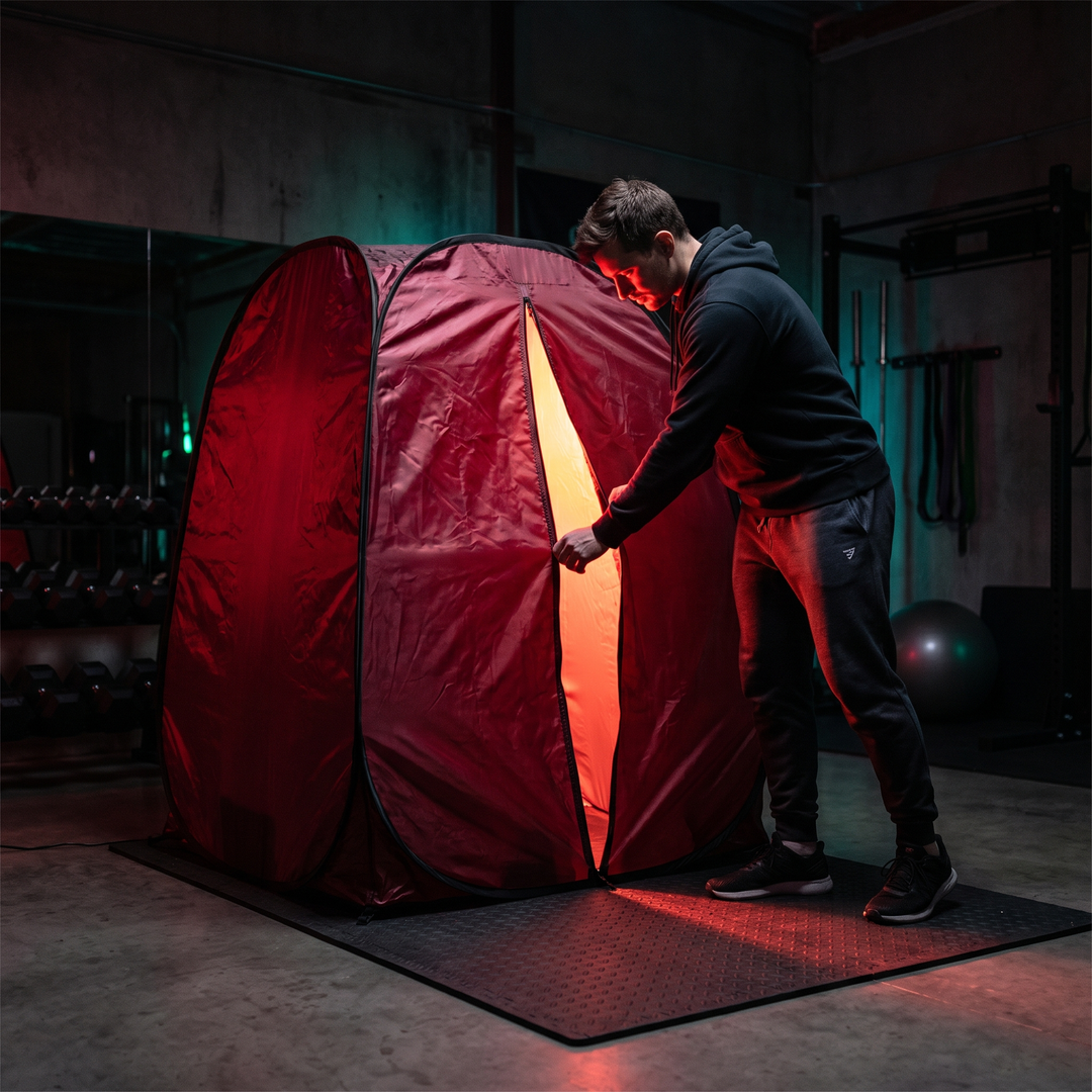 Portable Steam Sauna Tent with Red Light Panel 2 Person Home Spa Sauna with 1500W Steam Generator 4L Capacity Relaxation Recovery Wellness
