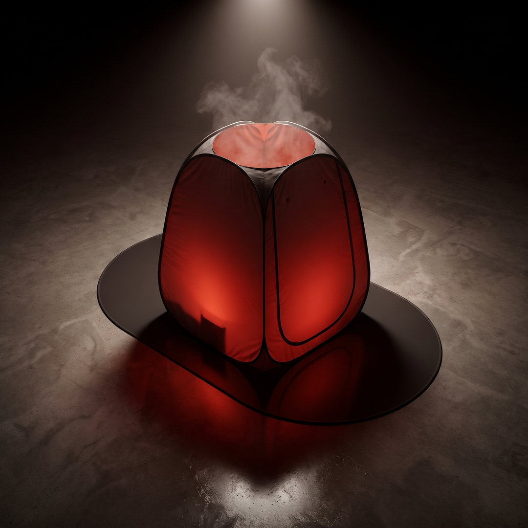 Portable Steam Sauna Tent with Red Light Panel 2 Person Home Spa Sauna with 1500W Steam Generator 4L Capacity Relaxation Recovery Wellness