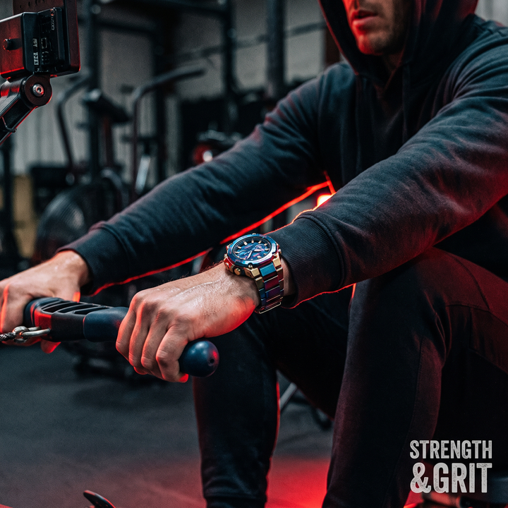 Smart Watch with Bluetooth Call Heart Rate Sleep Monitor Fitness Tracker Waterproof Smartwatch for Men Women Steel Wristband Activity Watch - Blue Red Gold