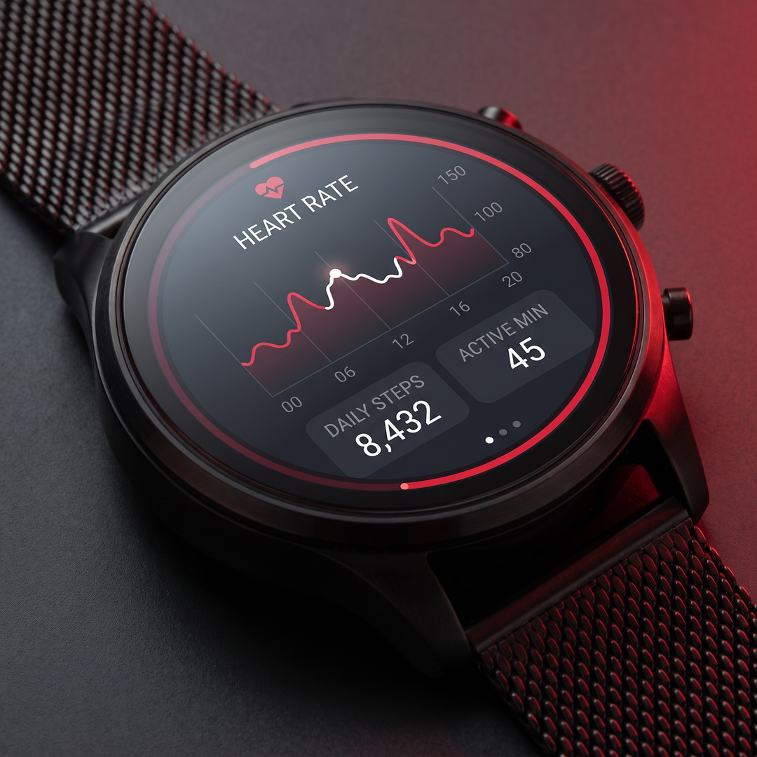Smart Watch with Bluetooth Call Heart Rate Sleep Monitor Fitness Tracker Waterproof Smartwatch for Men Women Steel Wristband Activity Watch - Black