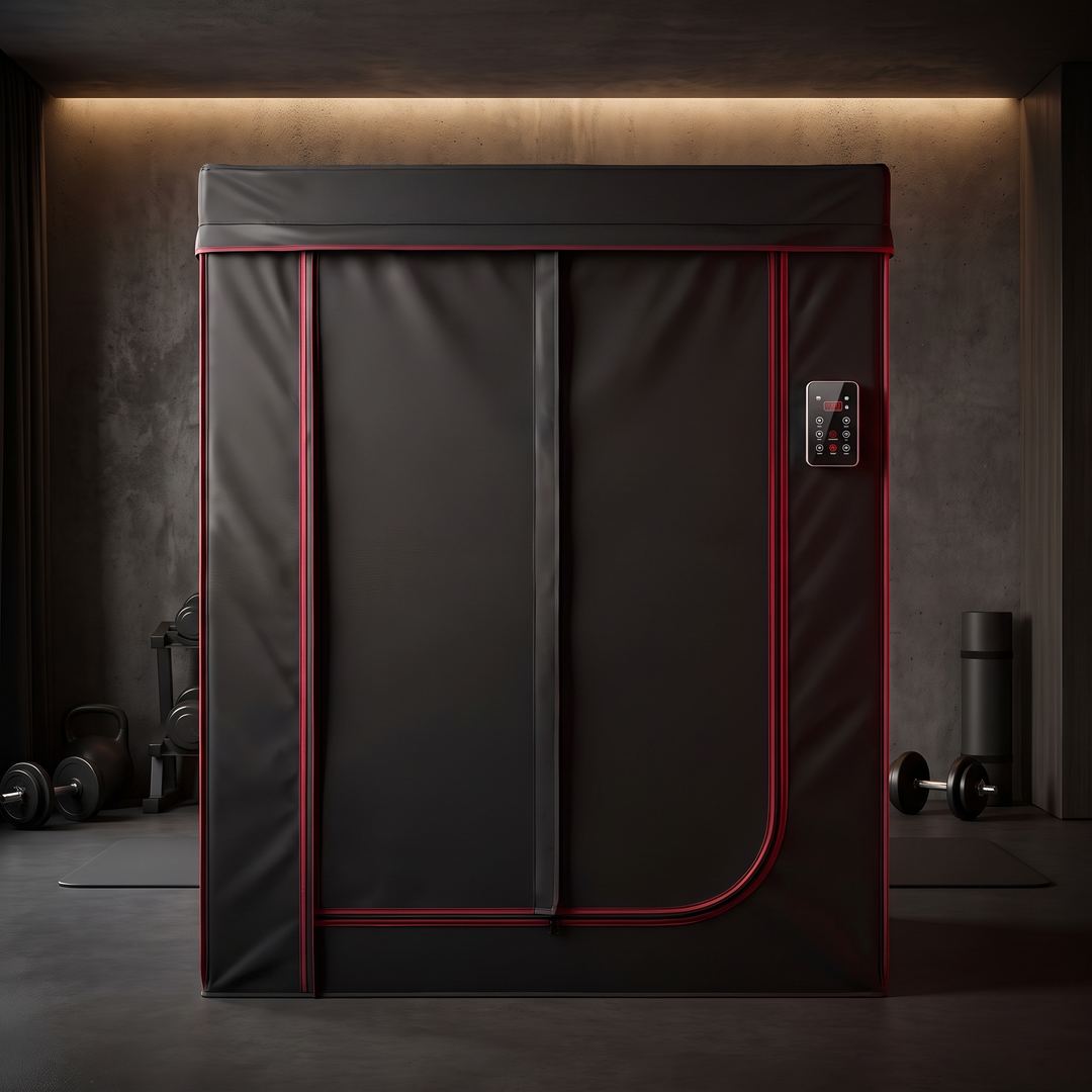 Portable Infrared Sauna Tent Kit with Heater and Control Panel Indoor Outdoor Home Sauna Spa Steam Room for Relaxation Recovery