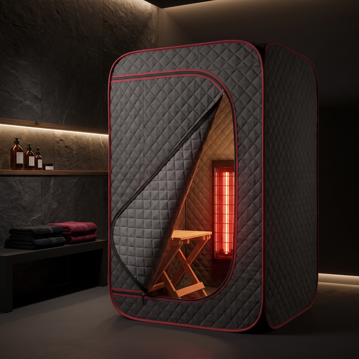 Portable Infrared Sauna Tent Kit with Heater and Control Panel Indoor Outdoor Home Sauna Spa Steam Room for Relaxation Recovery