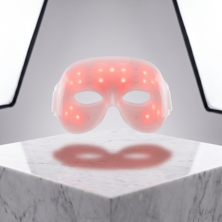 Professional LED Eye Therapy Device Silicone Light Therapy Mask 7 Color Anti Wrinkle Dark Circle Fine Line Reduction Skin Care Tool for Home Use